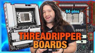 AMD Threadripper Motherboards are Insane: TRX50 & WRX90 Board Round-Up