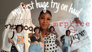 Fashion#1|My first Huge Try on haul for Mr price and Sportscene ||Kea kwanaite