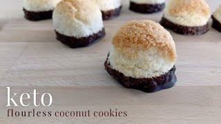 Keto Flourless Coconut Cookies