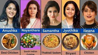 South Actresses and Their Favorite Foods || Celebrity Hunter