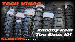 Tech Video - Knobby Rear Tire Size 101