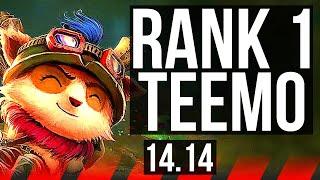 TEEMO vs AATROX (TOP) | Rank 1 Teemo, 8/0/8, Legendary | EUNE Challenger | 14.14