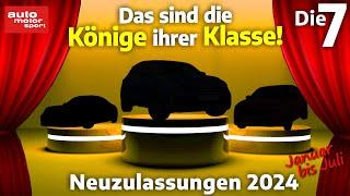 Duell der Klassen - das sind die beliebtesten Autos im ersten Halbjahr 2024 | auto motor und sport