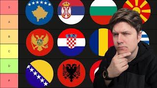 I Ranked all the Balkan Flags