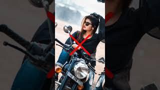 normal biker girl vs Muslim biker girl #shorts #youtubeshorts #ytshorts #shortvideo