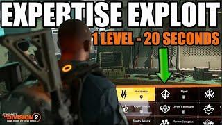 DO THIS NOW! INFINITE KILL XP FARM - BREAK YOUR EXPERTISE SYSTEM EASY LEVELS | The Division 2 TU20.2