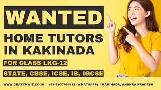 Home Tuition in Kakinada for Class 1 to 10 - Crazywhiz