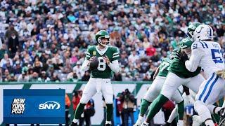 Jets last minute loss to Colts puts a bigger dent in a brutal season | SNY