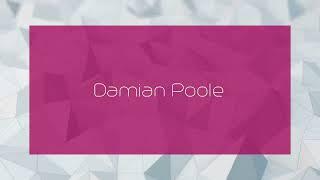 Damian Poole - appearance