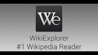 WikiExplorer - the best Wikipedia reader for Android - Official Trailer