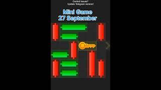 Mini Game Today 27 September Hamster Kombat How To Solve Mini Game Puzzle in Hamster Kombat (100%)