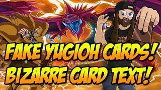 FAKE YUGIOH CARDS! BIZARRE CARD TEXT!