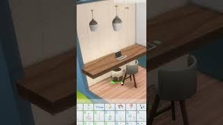 Pinterest Inspired Home Office // The Sims 4 Room Build #Shorts