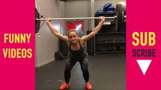 Funny Girls Workout Fails at GYM [2020] People Are Crazy hot girl backflip at the end of the video