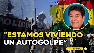 Diputado Nacional de Bolivia, Ramiro Venegas, denuncia autogolpe de Estado en Bolivia