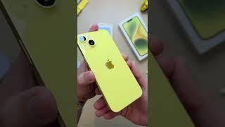 New YELLOW iPhone 14 Unboxing! ️