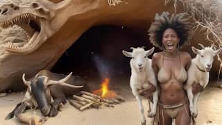 GOAT Feast With The Hadzabe Tribe Bushmen In The Wilderness