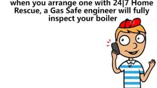 Why do I need a gas boiler service? - advice from 24|7 Home Rescue