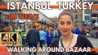 ISTANBUL TURKEY CITY CENTER 4K WALKING TOUR GRAND BAZAAR,EMINONU,SIRKECI | SHOPS,STREET FOODS,BAZAAR