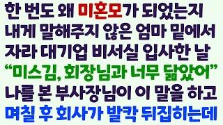 (신청사연) 한 번도 미혼모가 되었는지 내게 말하지 않은 엄마 밑에서 자라 대기업 비서실 입사한 날 회장님과 내가 닮았다는 부사장님 /감동사연/사이다사연/라디오드라마/사연라디오