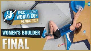 IFSC Women Boulder Final PRAGUE 2024!! 