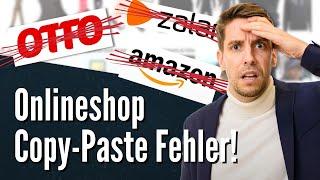 Warum du niemals von anderen Onlineshops einfach kopieren solltest