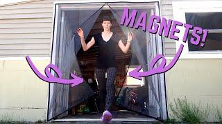 Magzo Magnetic Screen Door Installation & Review on Garage Doublewide French Doors
