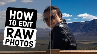 Adobe Camera RAW 101 - How To Edit RAW Photos (Basic Retouching Tutorial in Photoshop)