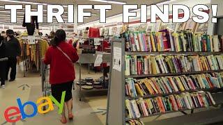 Thrifting MASSIVE Thrift Store and Finding Stuff to Sell on Ebay and Amazon FBA