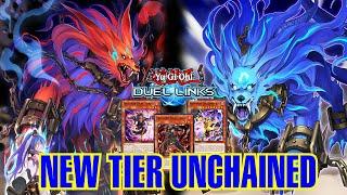 NEW TIER UNCHAINED DECK DUEL LINKS RANKED DUEL REPLAY + DECKLIST [YU GI OH! DUEL LINKS]