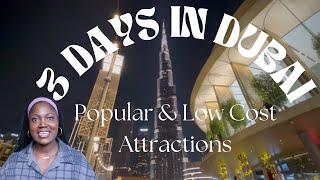 DUBAI ON A BUDGET | 3 DAY TRAVEL GUIDE FOR SOLO & FAMILY TRAVELERS | PLAN YOUR PLACES TO VISIT