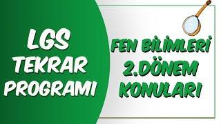 8.Sınıf Fen Bilimleri 2.Dönem Konuları