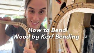 How to Bend Wood By Kerf Bending