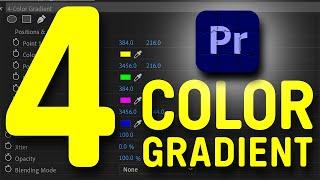 ALL Adobe Premiere Pro Video EFFECTS #3️⃣0️⃣ COOL 4 COLOR GRADIENT Effect in Adobe Premiere pro 2023