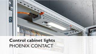 Control cabinet lights from Phoenix Contact