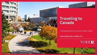 Webinar #6 - Travelling to Canada