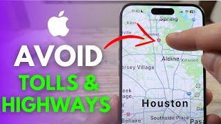 How To Avoid Tolls And Highways On Apple Maps