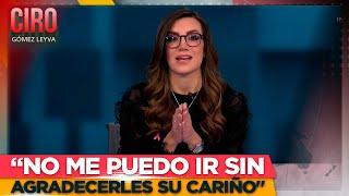 Claudia Mollinedo agradece a la audiencia del noticiero nocturno | Imagen Noticias