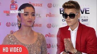 Alia Bhatt On Performing With Justin Bieber in India | Justin Bieber Visiting Mumbai On May 10