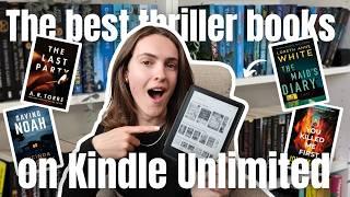 NEW books: Top 22 kindle unlimited thrillers you NEED to read | booktube