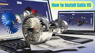 How to easily Install CATIA V5R21 Step by Step: #Catia #Installation Tutorial || 2024