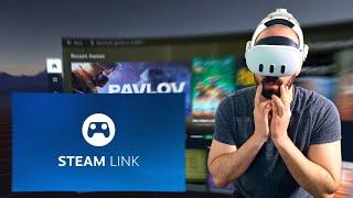 Easiest Way To Play SteamVR Games on Quest?! - Steam Link