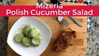 Polish Cucumber Salad | MIZERIA| Polish food