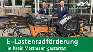 Start der Förderung von E-Lastenfahrrädern  im Kreis Mettmann