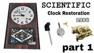 Scientific Wall Clock Restoration | Scientific  Clock Restoration  part 1