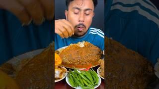 Whole Telapia Fish Curry #mukbang #asmr #shortvideo #reelsvideo #viralvideo #reels #food #eating