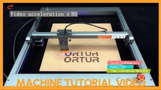 OLM3 — Comparison of power engraving at different speeds by Ortur Laser Master 3