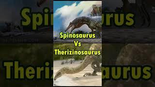 Therizinosaurus Vs Spinosaurus | According to real I Info #short