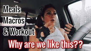 FULL DAY OF EATING | MEALS  MACROS  & WORKOUTS | IN WITH JEN