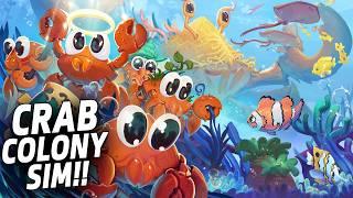 I Become The CRAB GOD!! - Underwater Base Building Management Game [Sponsored]